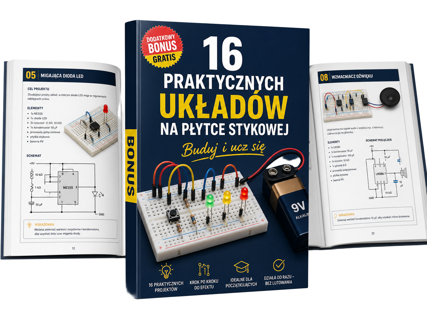 16 Praktycznych Układów na Płytce Stykowej